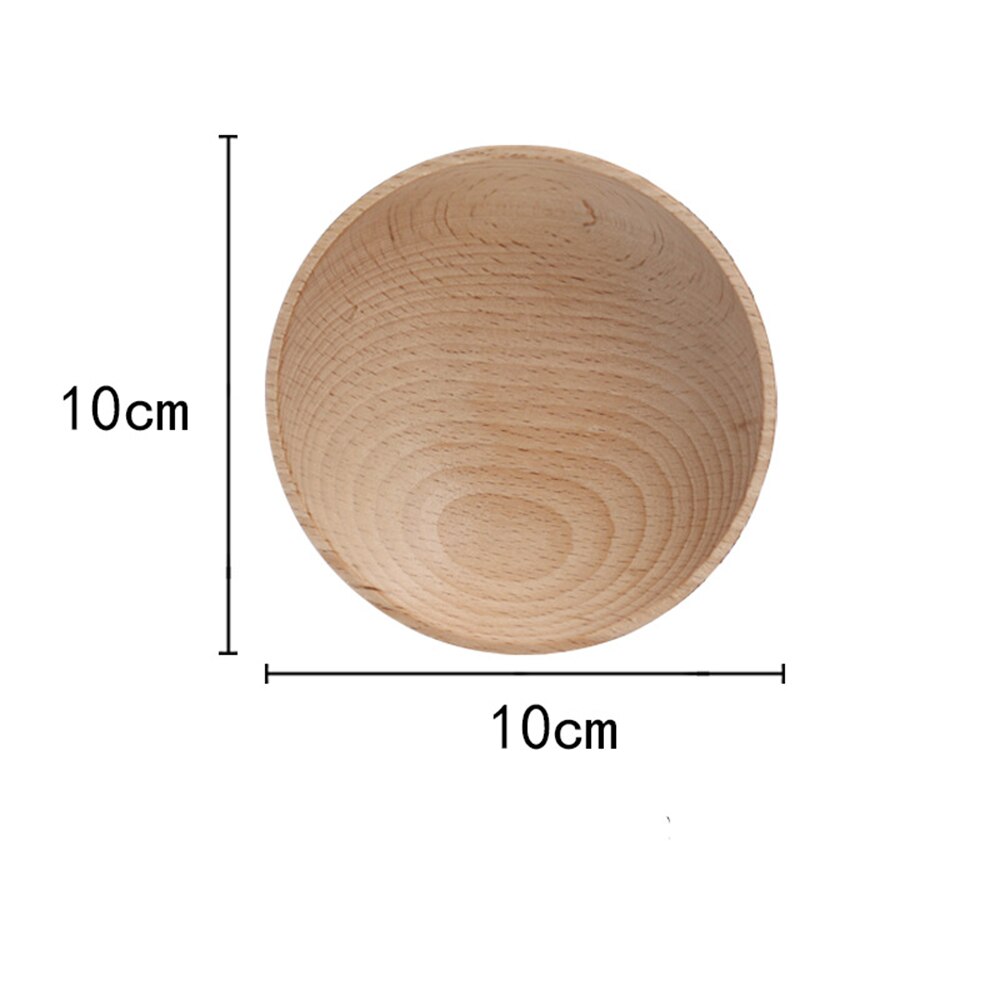 Ronde Plaat Snack Houten Taart Vruchten Schotel Kamer Dessert Dienblad Milieuvriendelijke Sushi Servies Party Voor Home Hotel School: 10cm
