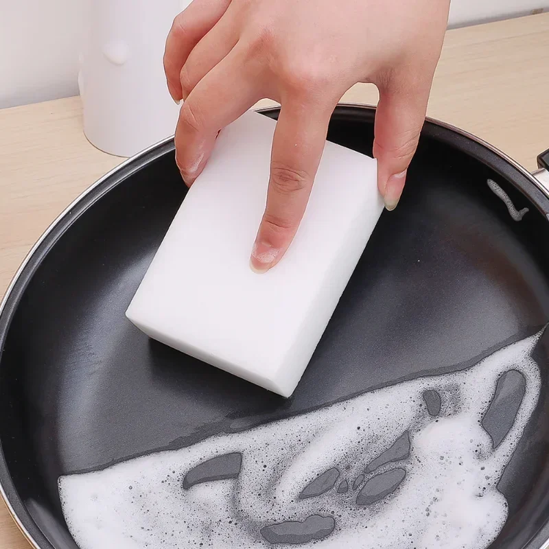 Outils de nettoyage ménager 2-20 pièces éponge magique blanche nettoyant Nano mélamine éponge de nettoyage pour le lavage de la vaisselle cuisine salle de bain