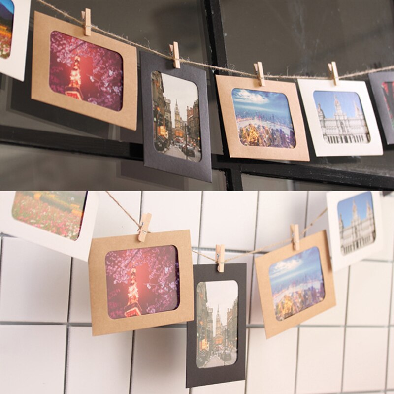 10 Pcs Fotolijst Clip Papier Fotolijst Voor Foto Bruiloft Muur Graduation Decor Fotolijst