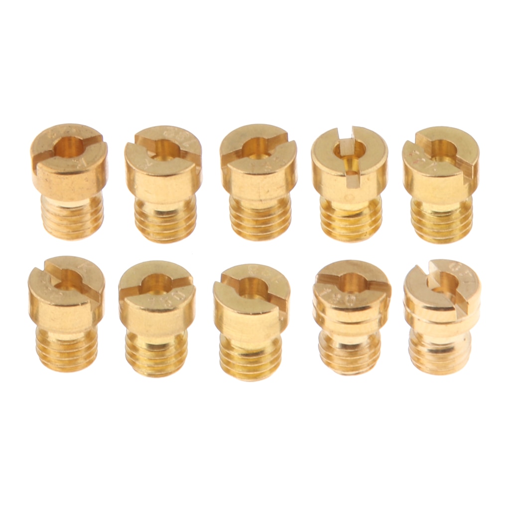 Carburador M5 para motocicleta, Kit de carburador principal 130-150, OKO PWK Keihin, 10 Uds.