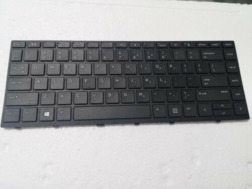 Keyboard for HP ProBook 430 G5 440 G5 445 G5 US WITH Frame No backlit: BLACK FRAME