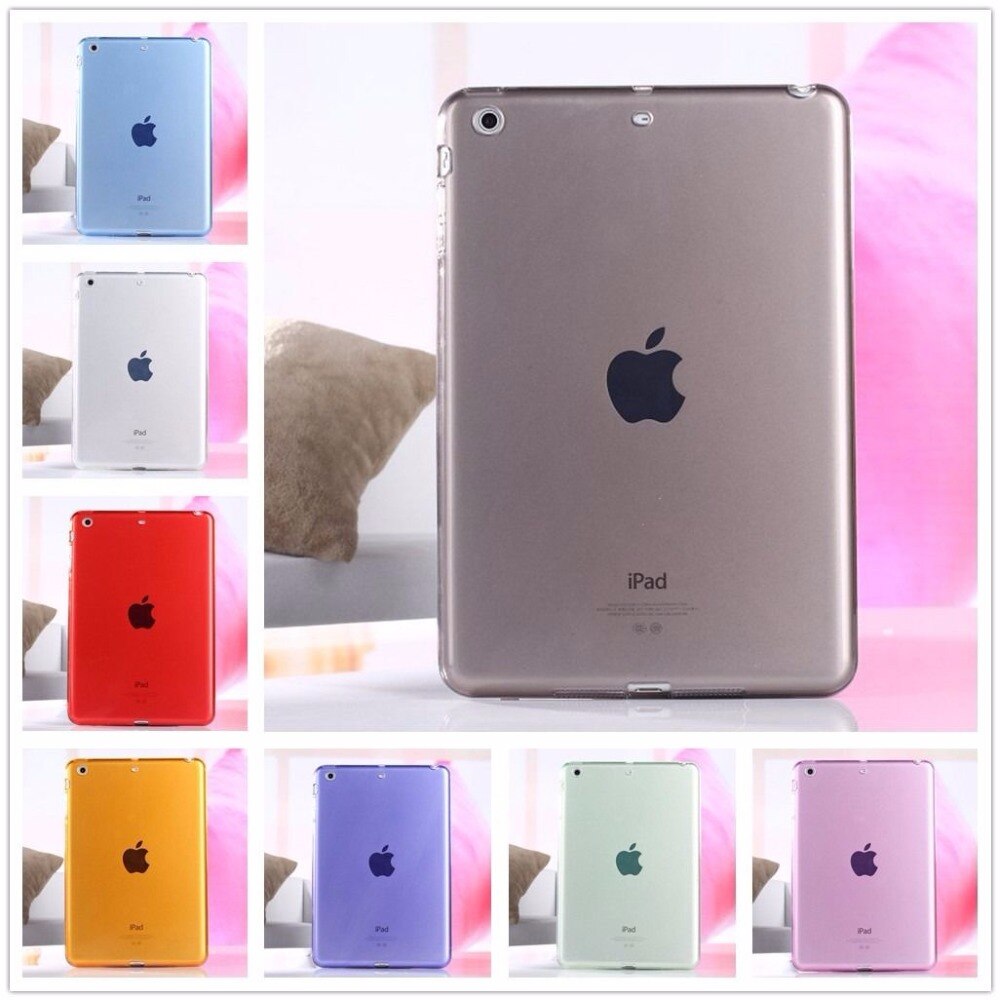 Ultra-Dunne Crystal Soft Tpu Transparant Siliconen Clear Case Cover Voor Ipad Mini 1 2 3 Tablet Pc