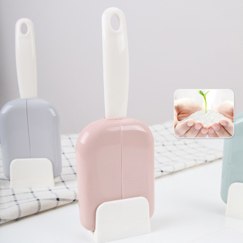 In piedi-su Cucchiaio di Riso Automatico di Apertura E Chiusura impostato Parapolvere Appeso Cucchiaio di Riso Utensili Da Cucina non-bastone riso Cucchiaio Verticale