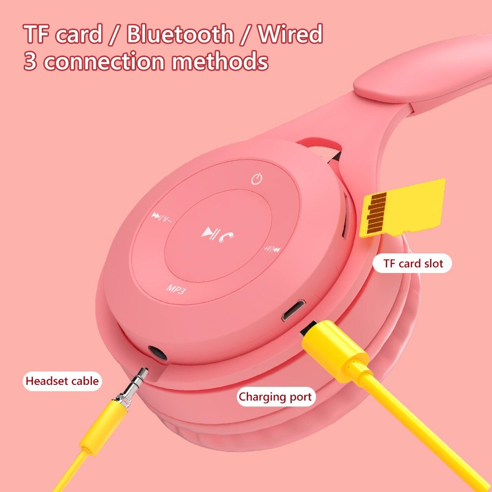 Y08 Drahtlose Bluetooth HiFi Stereo Über Ohr Kopfhörer Headset mit Mikrofon