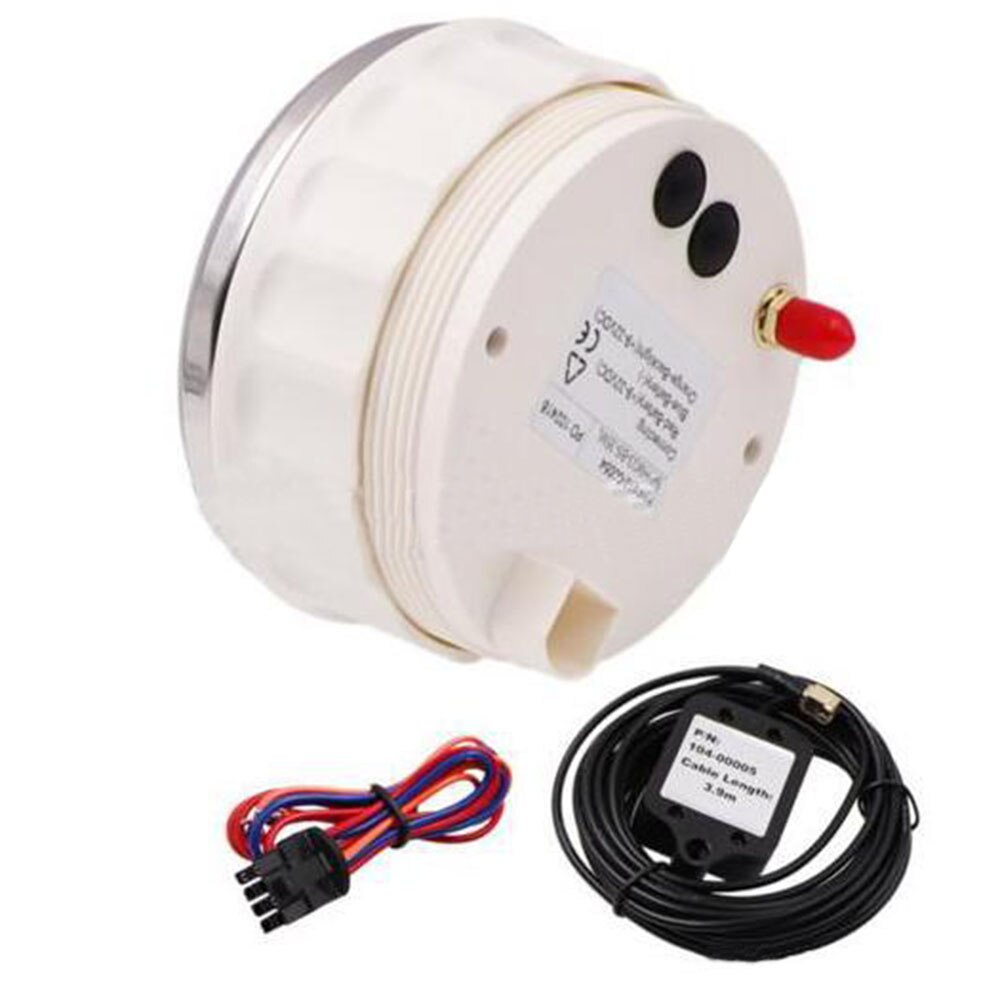Auto Lünette Gas Tankanzeige 52mm Wasserdichte 0 ~ 190Ω ABS Kunststoff Metall Teil