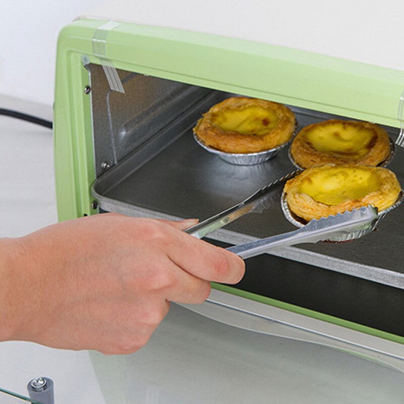 Rvs Bbq Buffet Salade Brood Oven Bakken Cake Voedsel Serveren Tang Clip Klem Keuken Tool