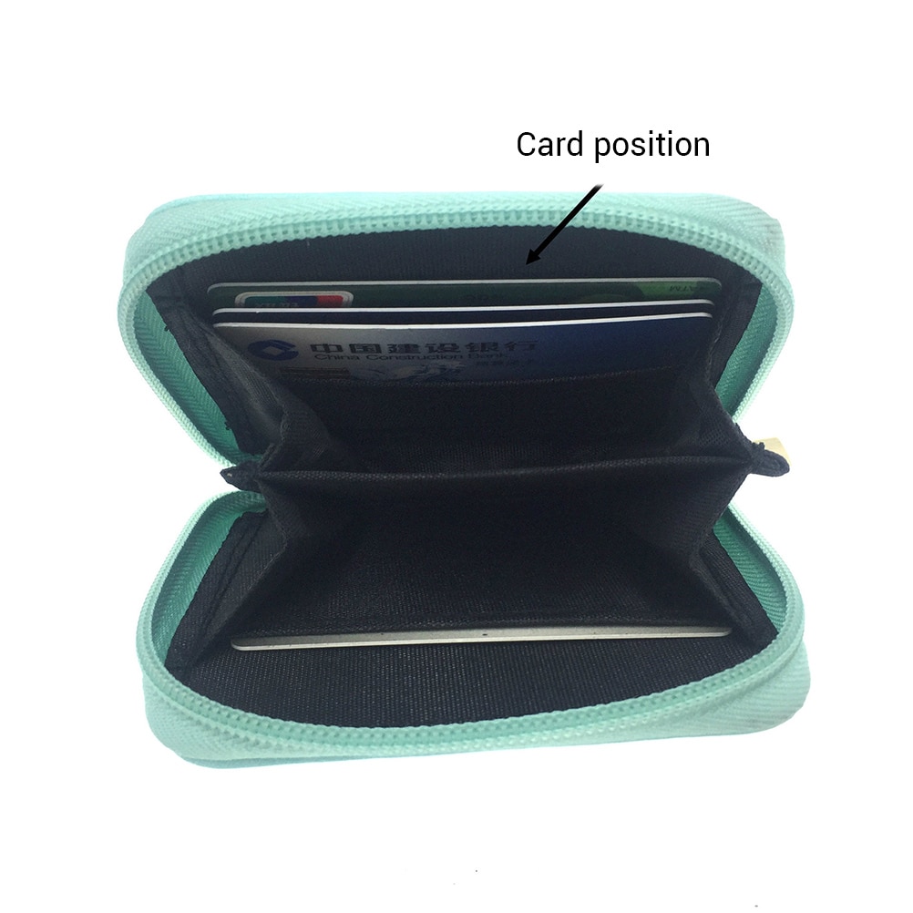 Femmes hologramme portefeuille porte-monnaie en cuir PU sac à main carte à glissière porte-pochette femmes dessin animé mignon petits portefeuilles pochette