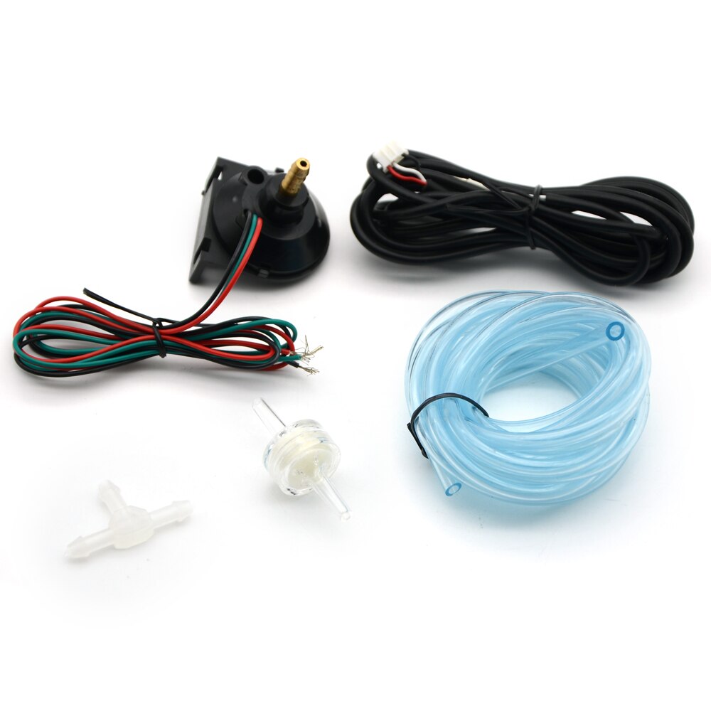 Dragon Gauge 60MM -30-30 PSI Boost Turbo Gauge White Face Dual Led Color Display