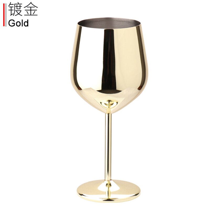 Rustfrit stål vinglas dobbeltvæggede isolerede ubrydelige bæger til champagne med rød hvidvin - genanvendelig kop: 4