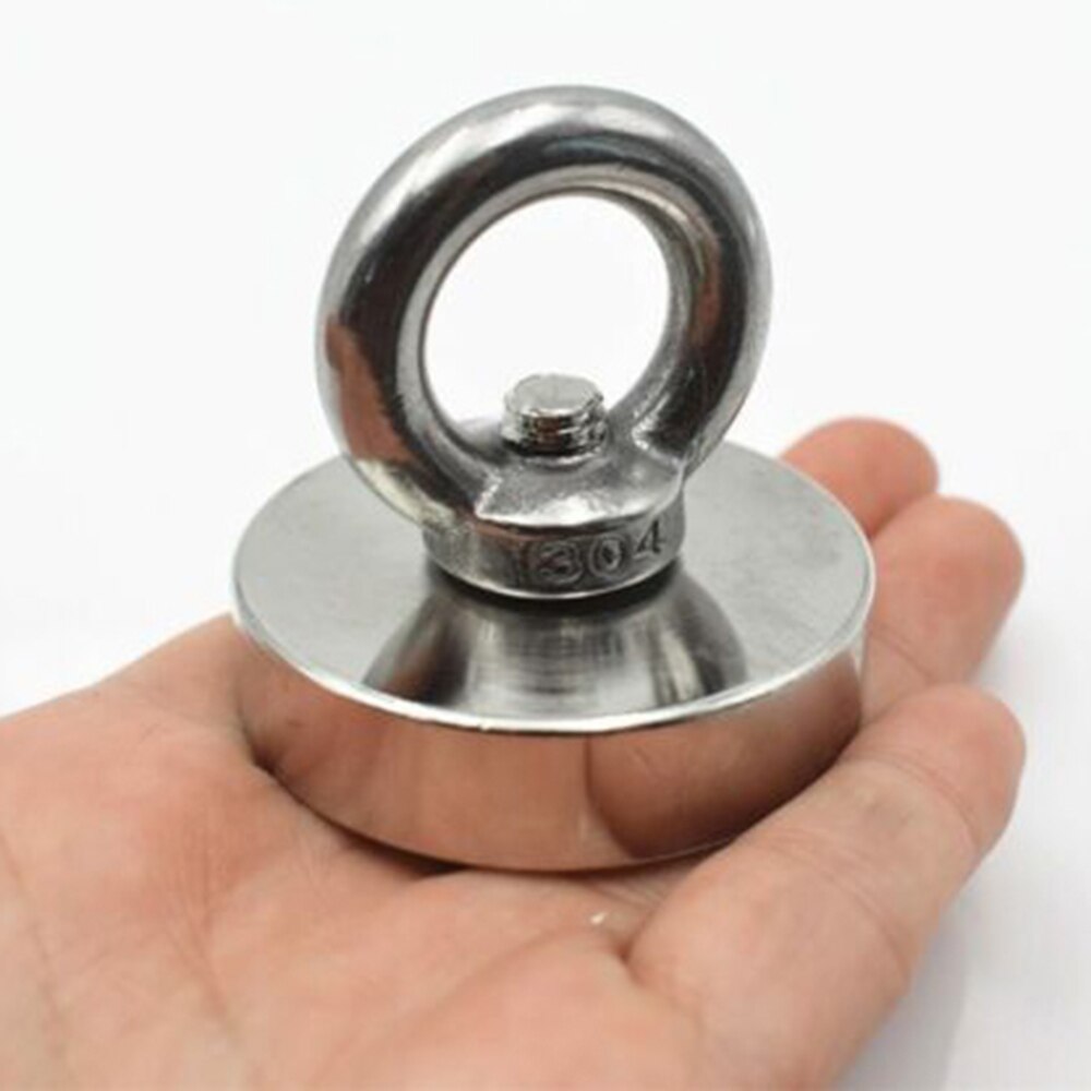 42Mm Sterke Salvage Magneet Pot Vissen Magneet Diepzee Salvage Vissen Magnetische Haak Neodymium Magneet Schat Hunter Houder