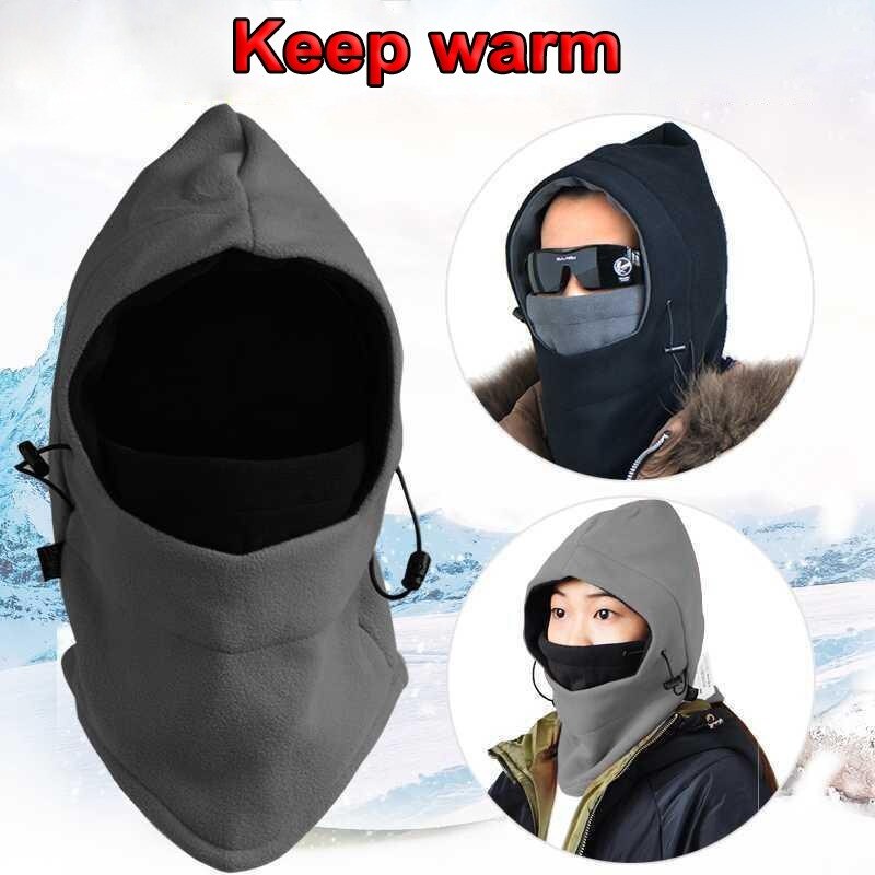 Winter Warm Caps Mannen Polar Fleece Thermische Balaclava Hoed Vrouwen Outdoor Winddicht Fietsen Masker Cap Hood Halswarmer Wandelen Sjaals