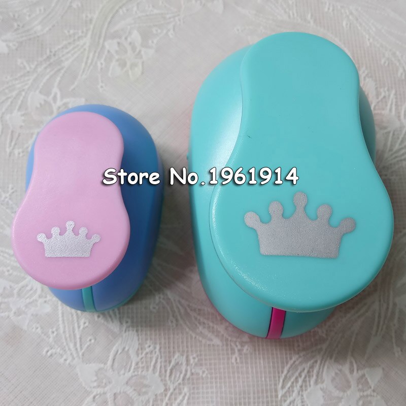2pcs(5.0cm,2.5cm) crown shape craft punch set Punch Craft Scrapbooking school Paper Puncher eva hole punch