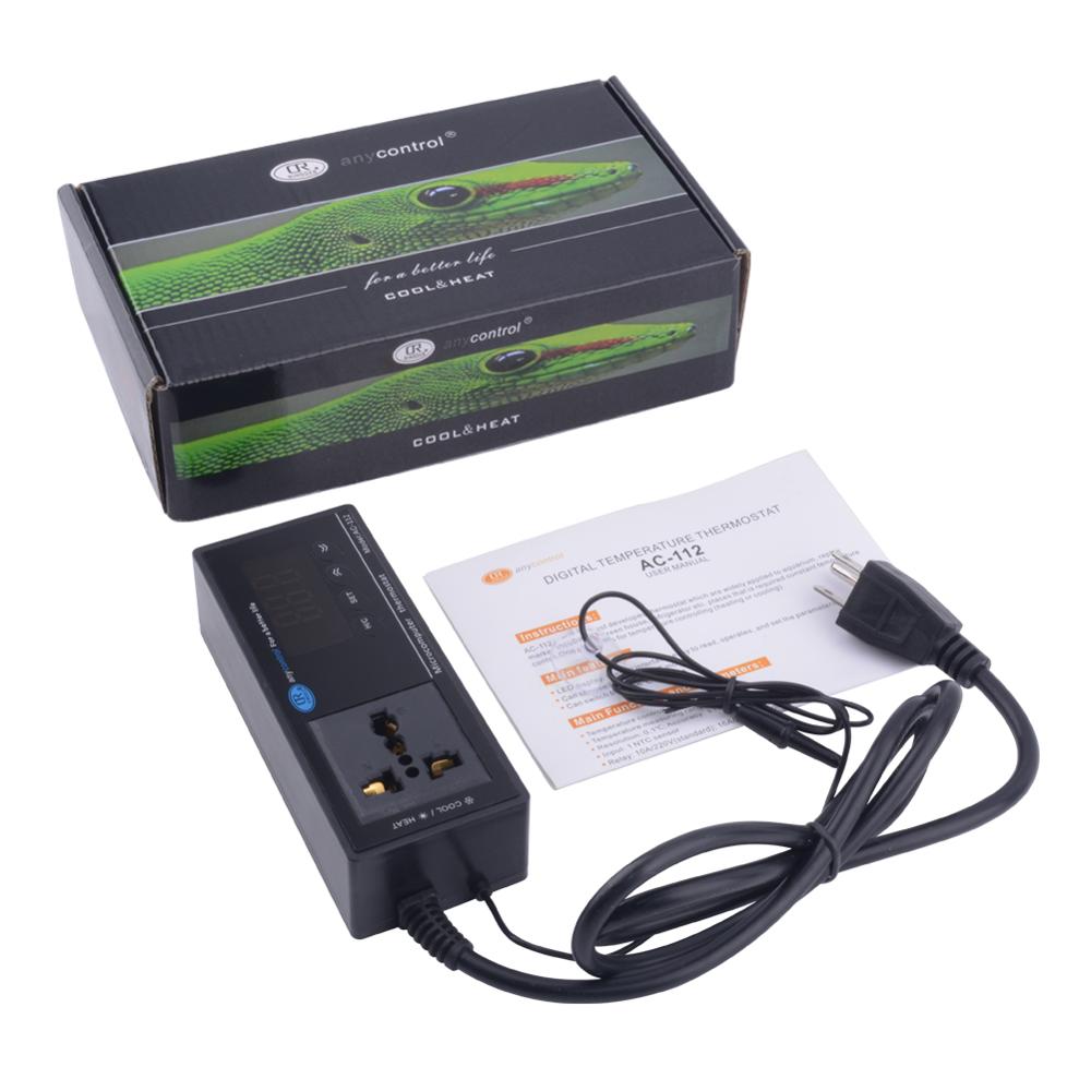 Digital Intelligent Plug-In Thermostat Universal Socket EU/AU/US plug Regulator Aquarium Greenhouse Pet Temperature Controller