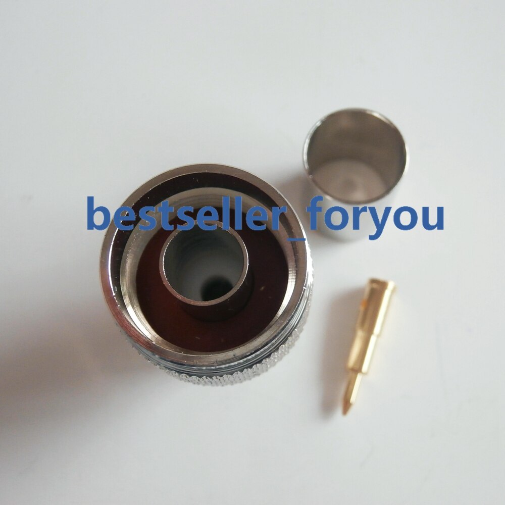 N Male Connector Plug Crimp RG8 RG213 LMR400 50-7DFB Cable RF Connector