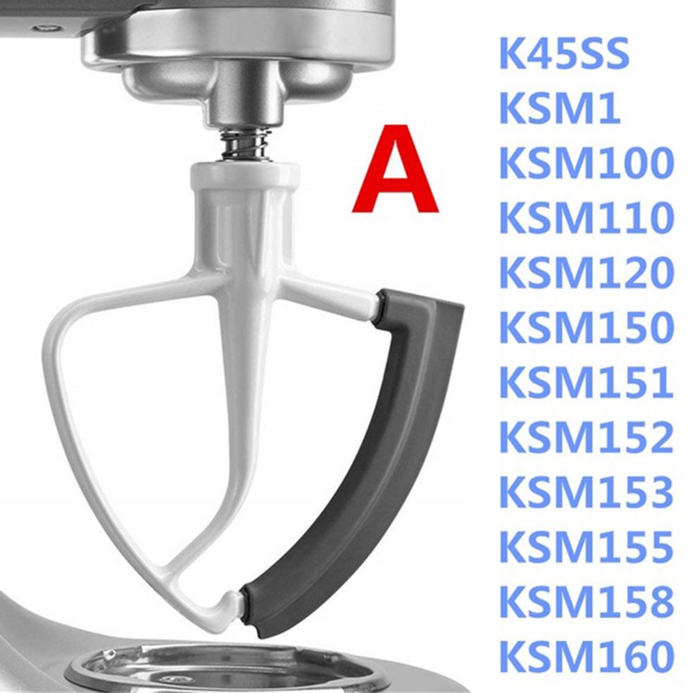 Flex edge visp passar för kitchenaid tilt-head stand mixer 4.5 & 5qt k45ss mixer vispblad blad köksredskap leveranser