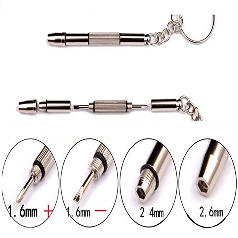 Brillen Sonnenbrille Reparatur Bausatz Mit Schrauben Pinzette Schraubendreher sehr klein Mini Schrauben Muttern Sortiment Gläser Reparatur Nase Pads