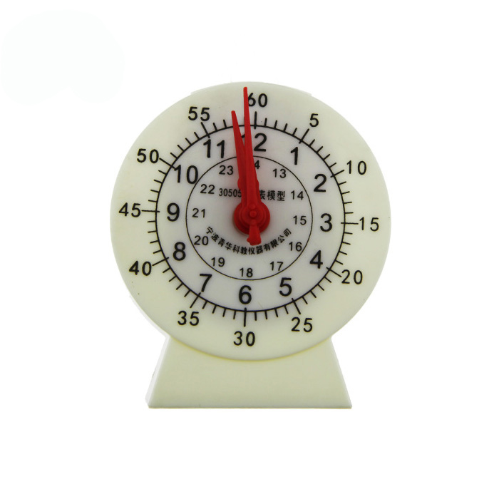 1 pcs clock model elementary school mathematics students learn time clock teaching clock teaching aids