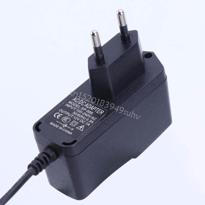 EU Plug 1000mA 12V 1A AC for DC Plugtop Power Adapter Supply Q81E
