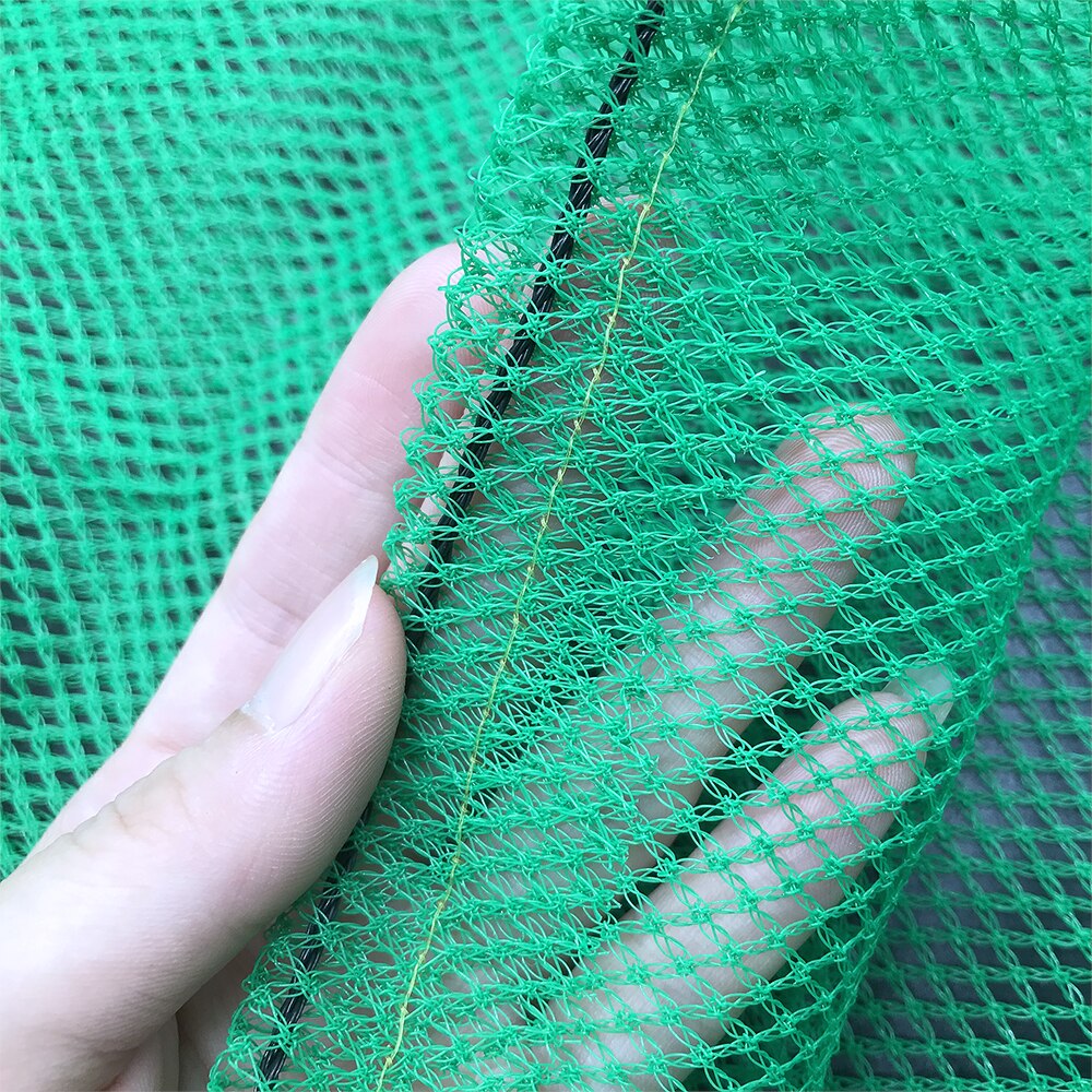 Bolsa de malla de plástico para pesca, bolsa de red de nailon, plegable, equipo de pesca, redes pequeñas gruesas, redes para redes de pescar en vivo