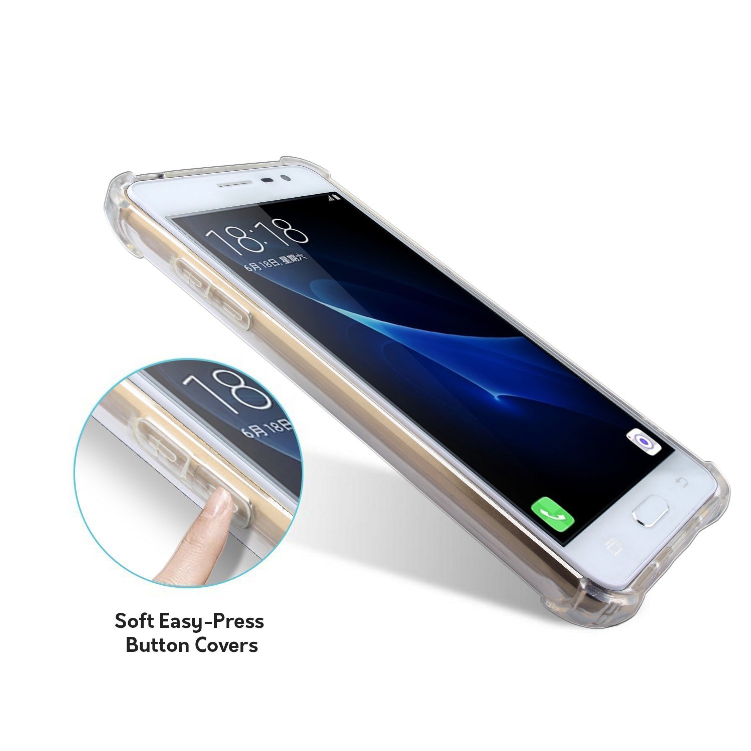 Clear Soft TPU Phone Case Voor Samsung Galaxy J330 J327 J3 J530 J520 J510 J5 J720 J710 J7 J730 A320 a3 A510 A5 A720 A7