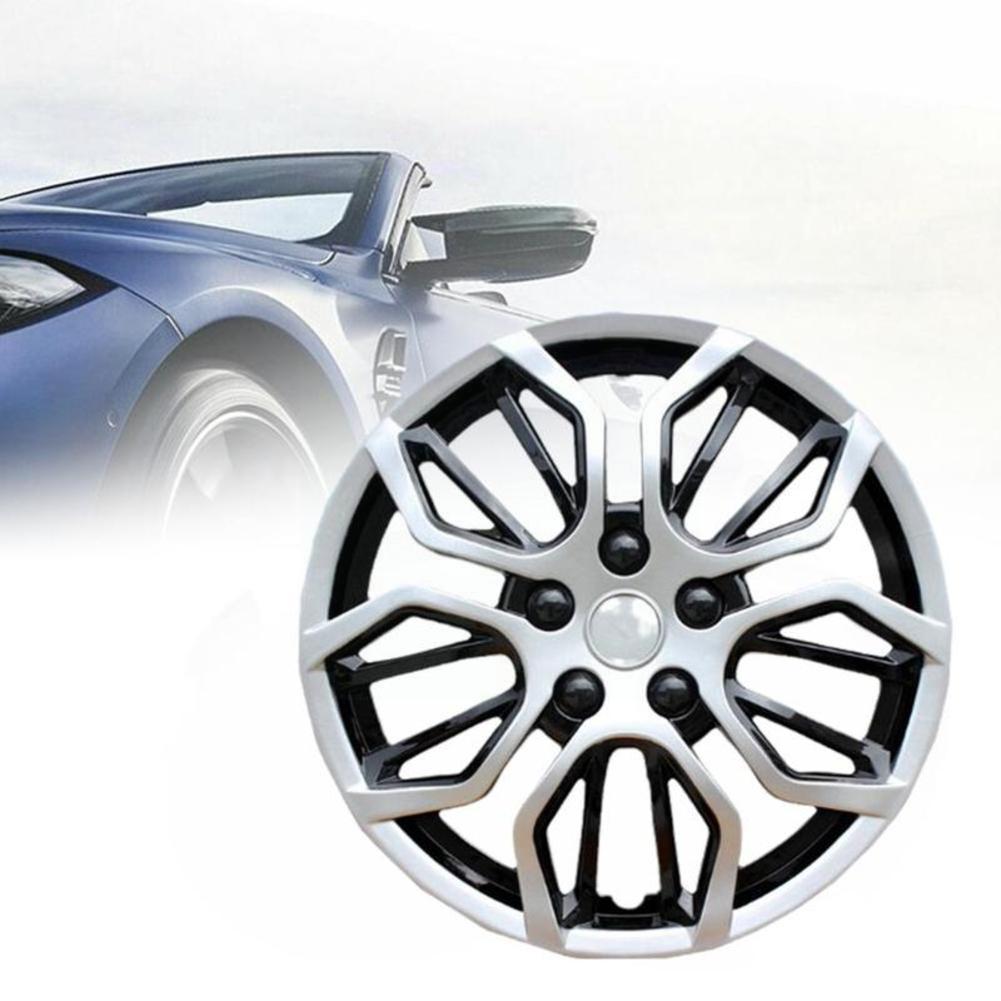 15 Inch Car Wheel Hub Caps Universal Car Wheel Hub Decorative Cover Replacement Center Auto Cover Q4P5