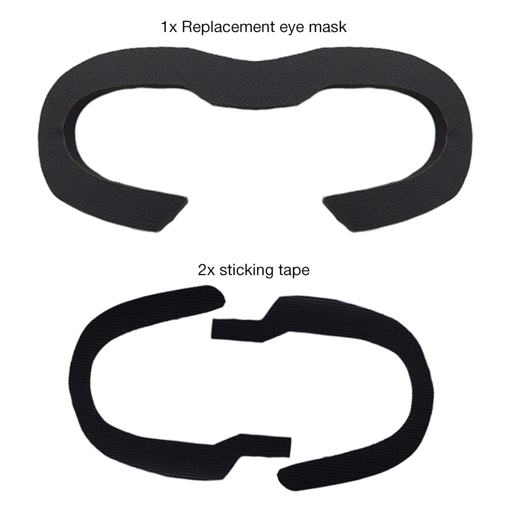 Vervanging Oogmasker Foam Pad Comfortabele Lederen Spons Transpiratie Oogmasker voor Oculus Rift S VR Headset