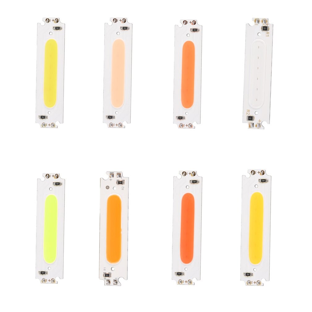 12V 2W Led Light Strip 60X15 Mm Cob Led Module Super Cool Acht Kleuren Optionele Licht cob Licht Bar Diy Licht Kit