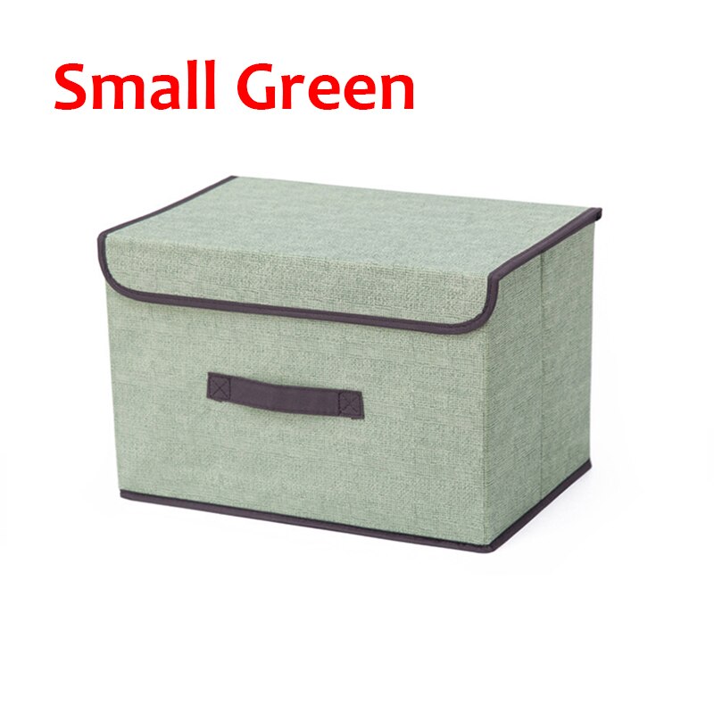 Storage Boxes with Lids No Smell Polyester Fabric Clear Storage Baskets Containers Bins With Double Cover Organizer