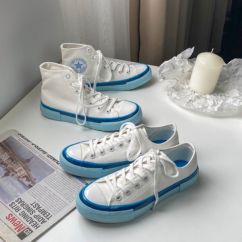 Aankomst dames casual sneakers hoge platte canvas schoenen dames gevulkaniseerd hoge sneakers unisex espadrilles zapatillas lona