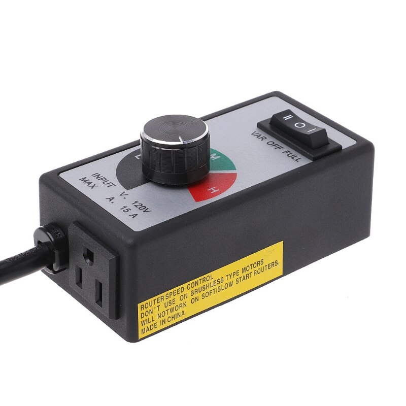AC 120V 15A Fan Variable Voltage Speed Control Ele... – Grandado