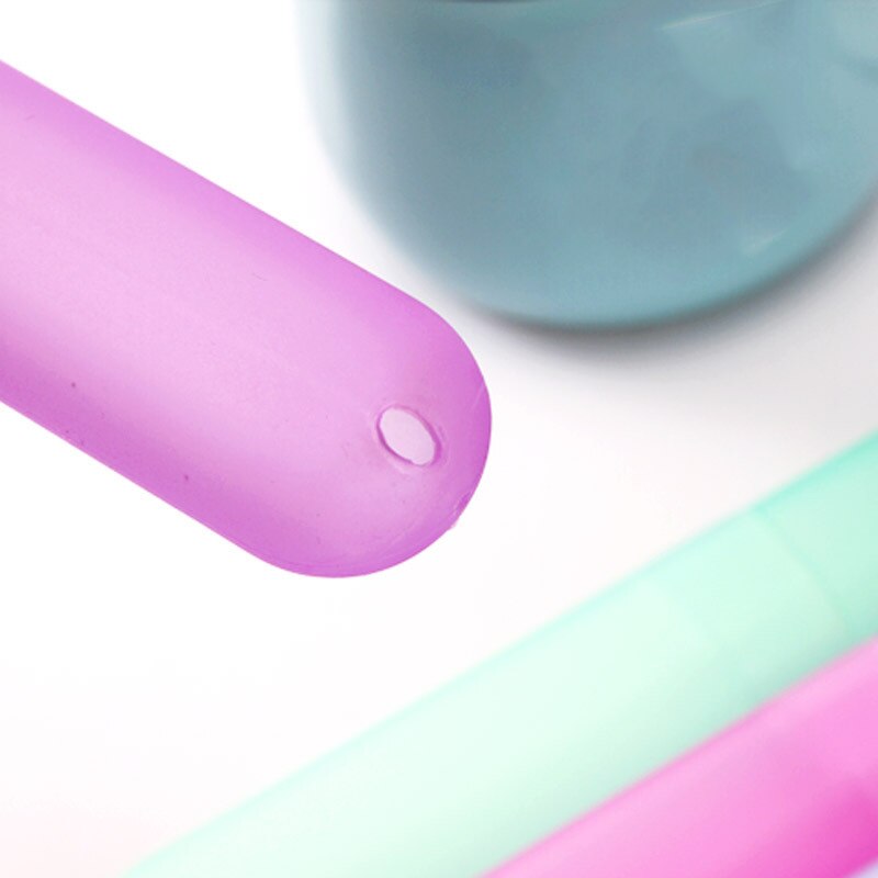 Houder Doos Boarding Draagbare Verpakking Organizer Travel Accessoires Tandenborstel Buis Cover Case Cap Plastic Koffer Kleur Willekeurige