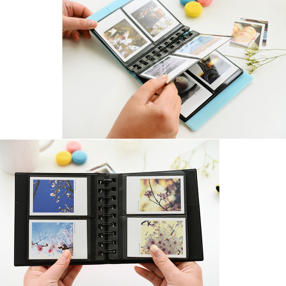 3 Inch Mini Fotoalbum 68 Zakken Fotoalbum Voor Fujifilm Instax Mini 12/11/7/40/90 Instax Mini Film Papier Macaron Kleur Album