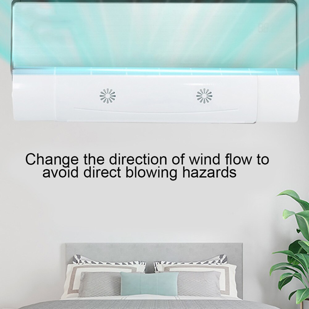 Retractable Anti Direct Blowing Air Conditioner Vent Shield Cold Wind Deflector