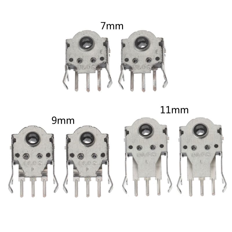2Pcs ALPS Mouse Encoder Mouse Decoder 7mm 9mm 11mm Highly Accurate for Wheel X6HA