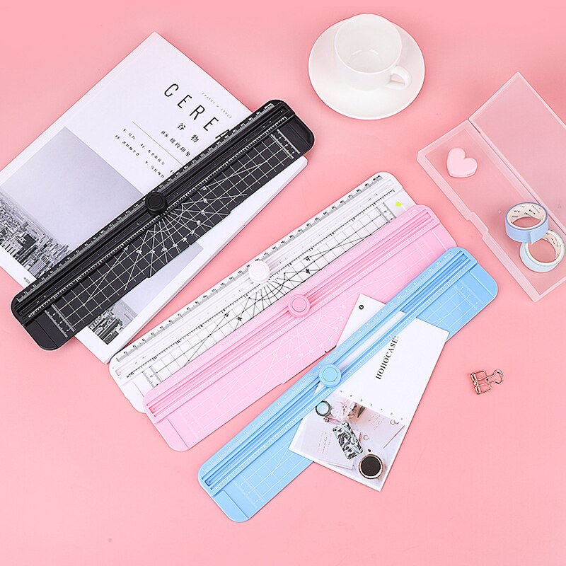 Dibujo de oficina Ot410, artefacto de corte de papel, foto A4, cuchillo de corte Manual de plástico Abs, cortador de papel pequeño para el hogar 2022