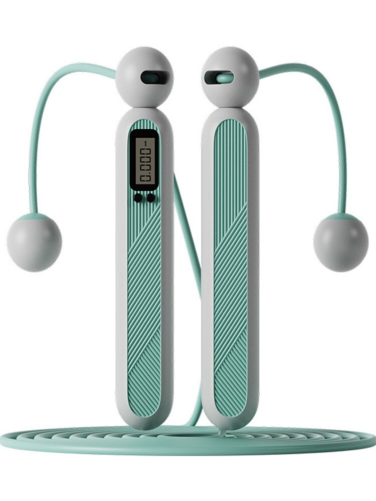 Hoip Jeeky corda per saltare professionale ragazza dimagrante perdere peso modellante contatore brucia grassi senza fili salto corda fitness sport: blu combination