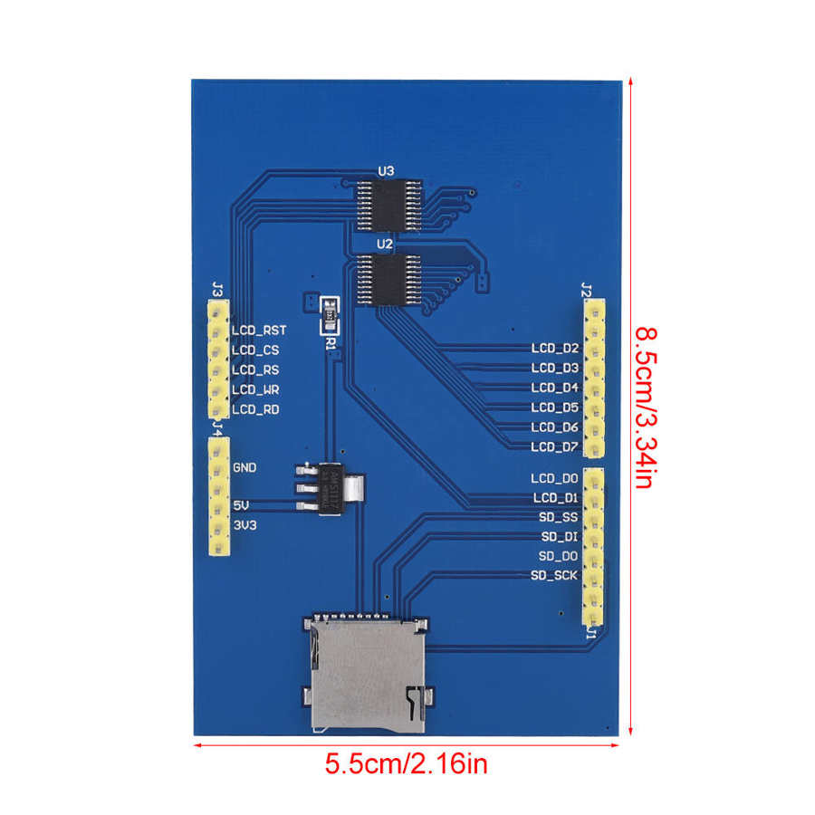 3.5 Inch TFT LCD Screen Module 480 x 320 For Arduino &amp; MEGA 2560 Board With/Without Touch Panel Equipped With Memory Card Socket