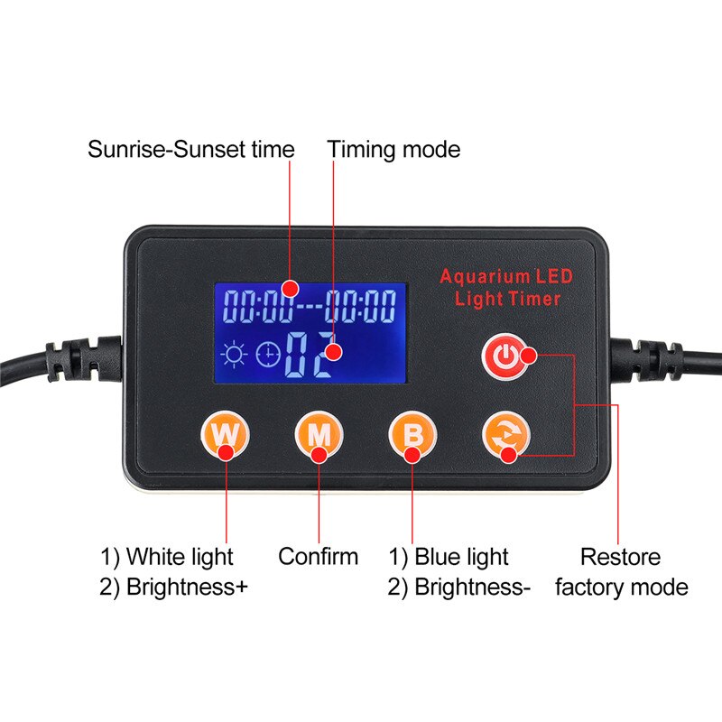 Led Licht Aquarium Led Verlichting Fish Tank Lamp 22-72Cm Verstelbare Aquatic Plant Lampen Rgb Decoratie Professionele Afstandsbediening lichten