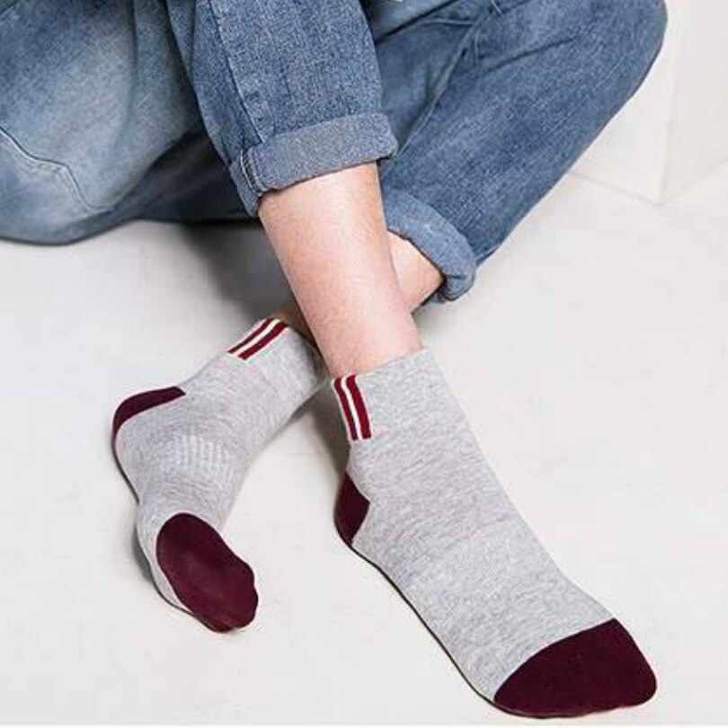Chaussettes longues en coton pour hommes, 5 paires = 10 pièces, chaussettes de sport, souples et respirantes, confortables et respirantes
