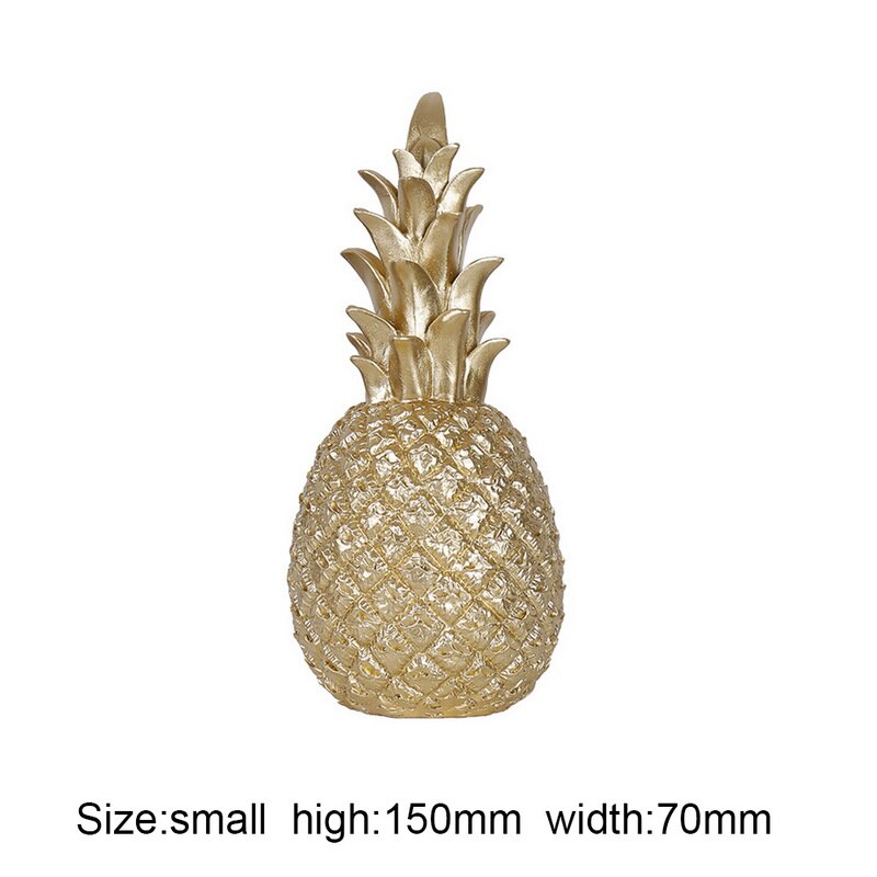 Nordique INS doré ananas décoration salon meuble TV bureau décoration maison accessoires chambre meubles: Small golden