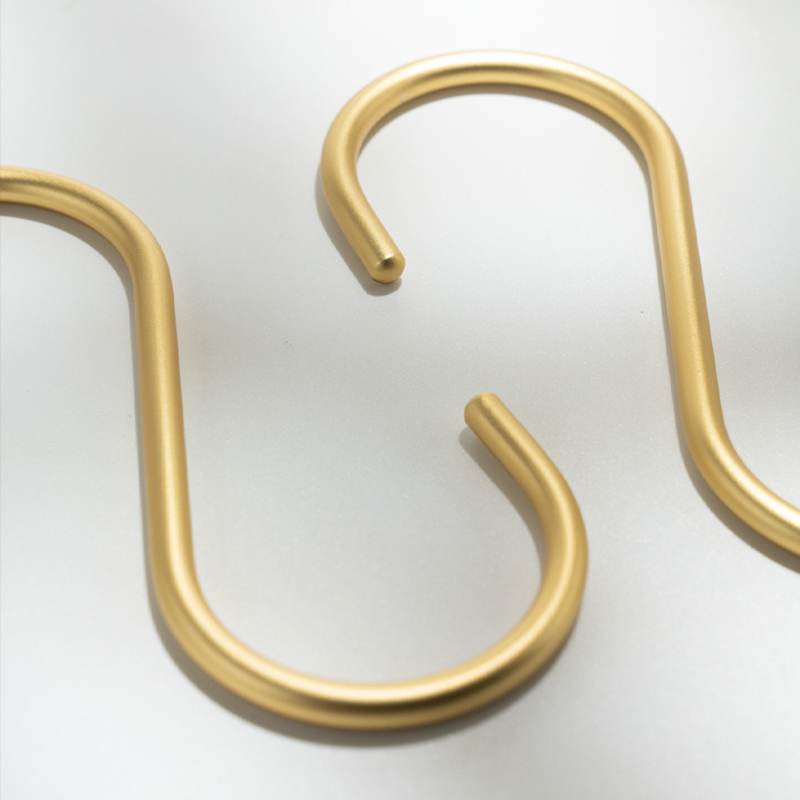 Crochet en acier en forme de S, crochet en forme de S, pour la cuisine et la chambre à coucher, garde-corps multifonction, crochet de support de fermoir, crochet de rangement suspendu aussi 5 pièces