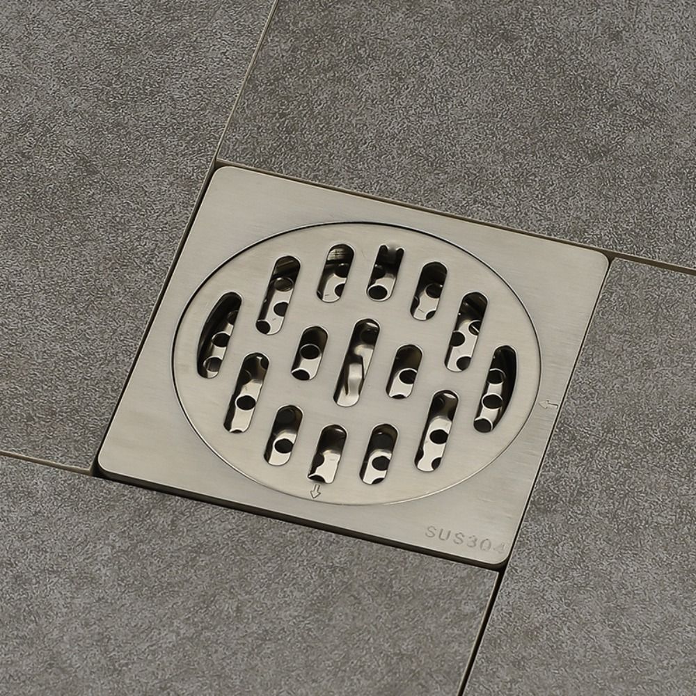 5 pz/impostato 4CM/5.4CM/6.5CM/7CM/7.5CM coperchio di scarico a pavimento in acciaio inossidabile filtro di scarico doccia rotondo anti-intasamento per bagno