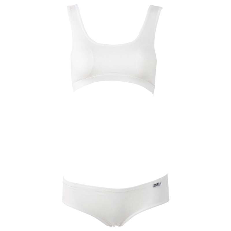 Girls Training Bra Pantie 2pcs Set Puberty Kid Soft Cotton Underwear Set Clothes: 5
