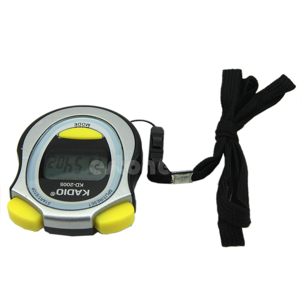 est Digital Handheld LCD Chronograph Timer Sports Stopwatch Counter