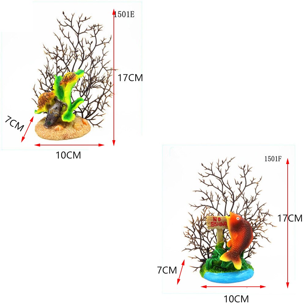 Mini Lovely Cartoon Tree Man Aquarium Fish Tank Toy Cave Stone Ornament Resin Oxygen Air Pump Aquatic Garden Supplies Decoration