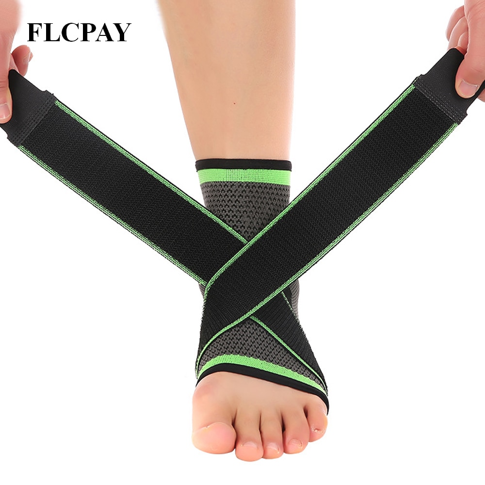 1PCS Men Sports Strap Guards Ankle Protectors Basketball Outdoor Climbing Protector Ankles Support Brace Badminton Gym Fitness