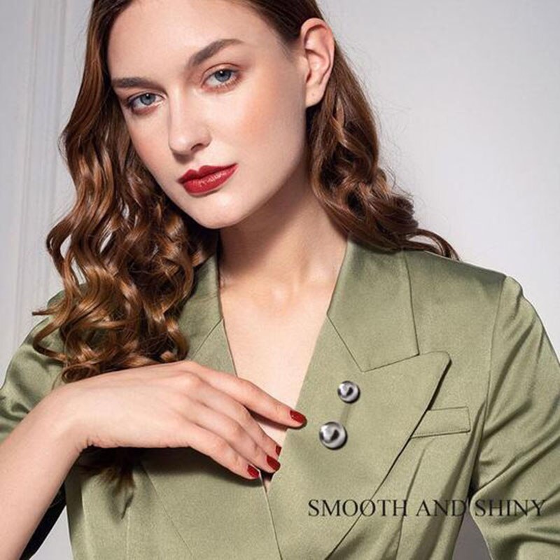 Pärlbrosch pärlbrosch kvinnor lapel anti-reflex säkerhet brosch pins