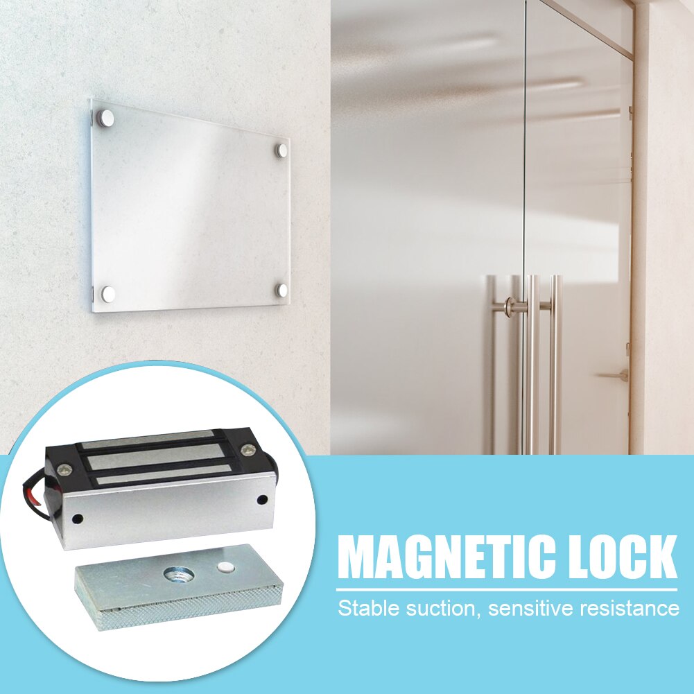 60kg/132lbs Holding Force Electromagnetic Lock DC12V Electric Magnetic Lock anti Theif
