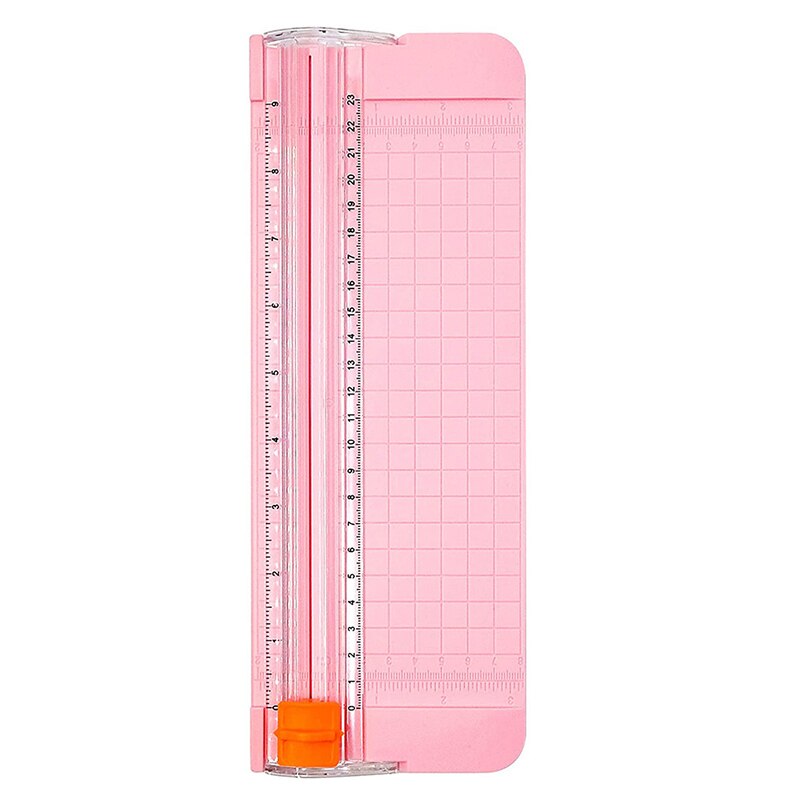 Machine à découper le papier A5, coupe-papier artistique, tondeuse de bureau, Photo, lames de Scrapbook pour bricolage, papeterie à domicile, coupe-couteau: Pink