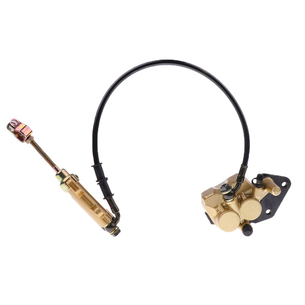 Motoforti Bremsleitungsschlauch Für Motorrad & ATV – 30 Cm, Geflochten, Schwarz-grün – Universell Für Hydraulische Bremsen